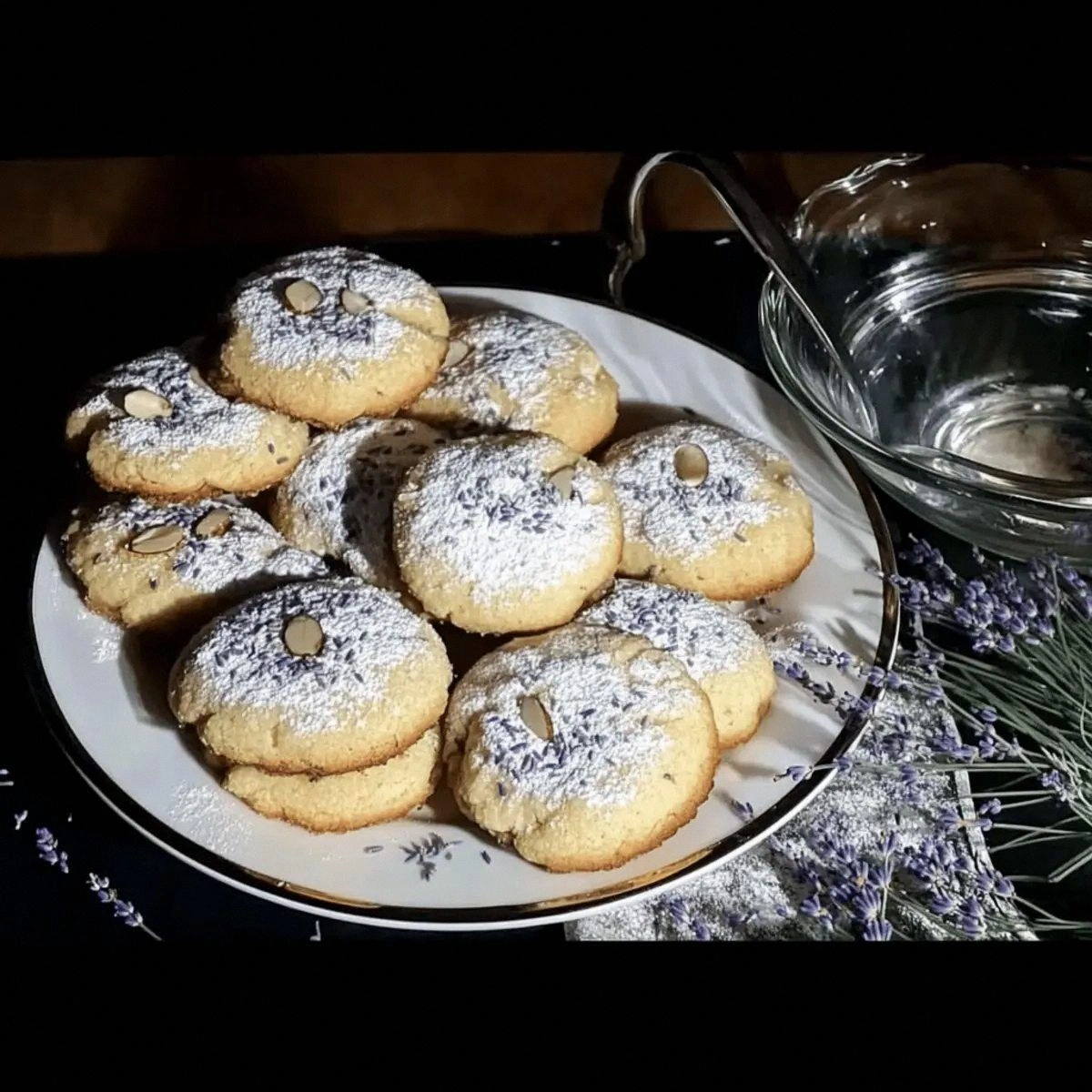Almond Lavender Butter Cookies: A Sweet Floral Escape