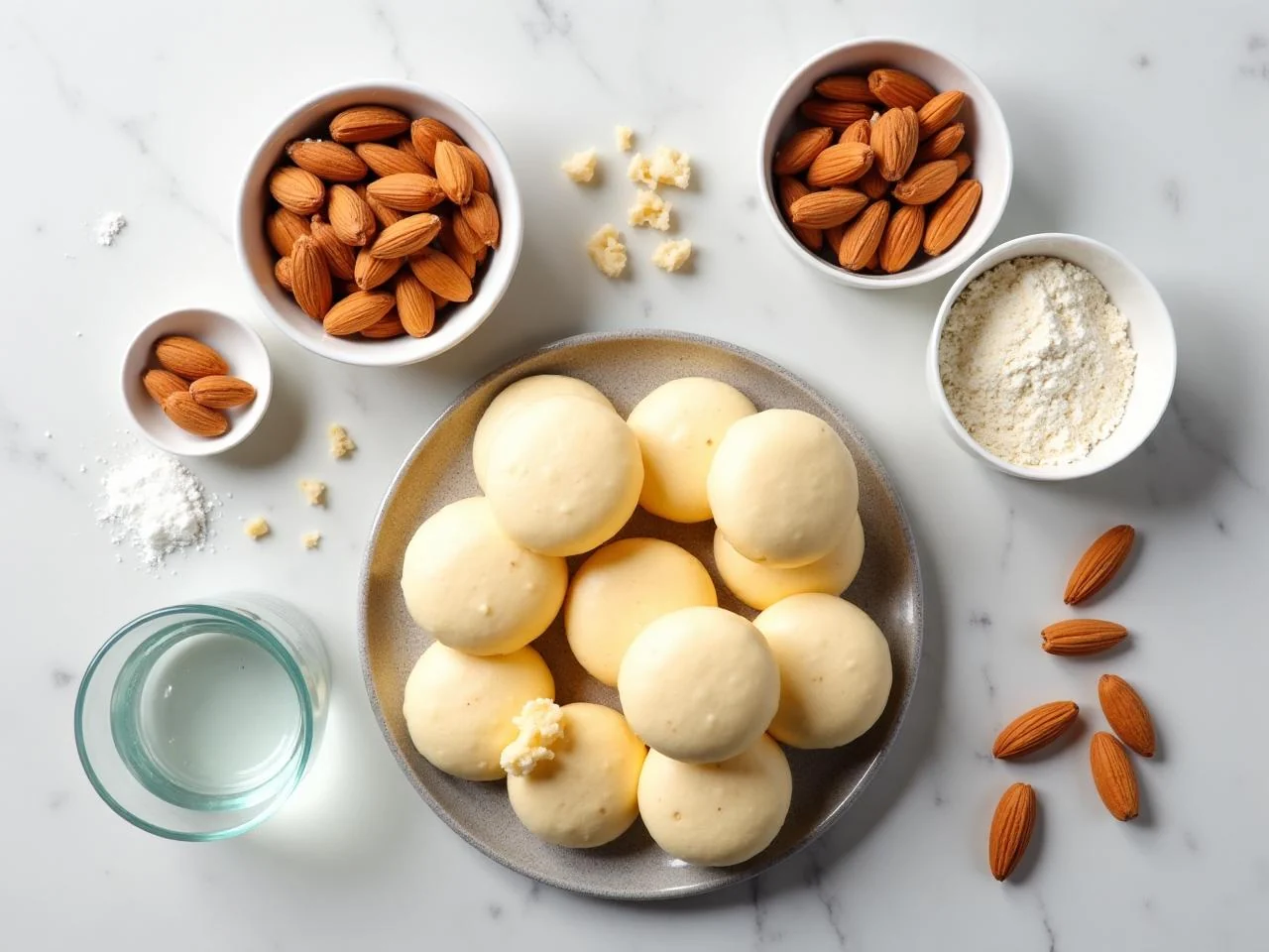 Ingredients for Almond Macaroon Cookies