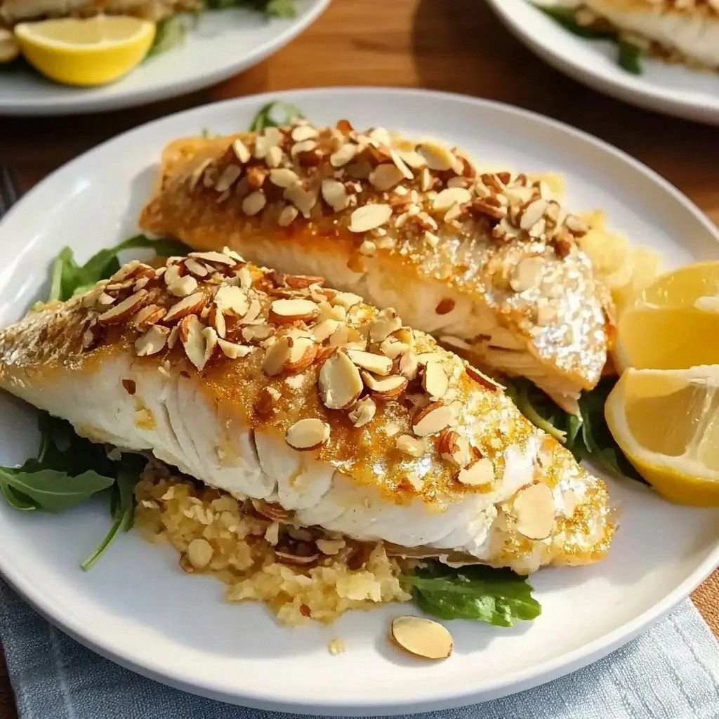 Almond-Topped Fish Recipe