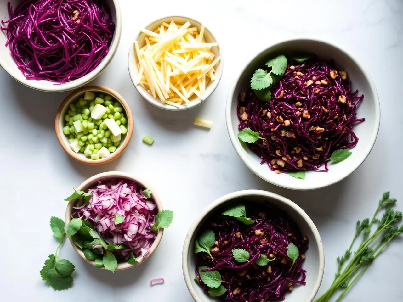 Ingredients for Amaranth Salad