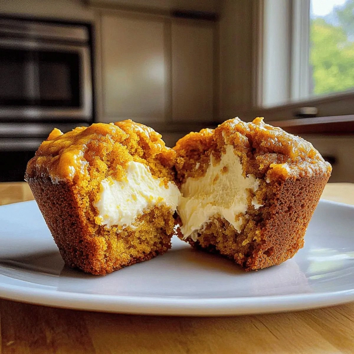 Amazing Bakery-Style Pumpkin Cream Cheese Muffins You’ll Crave