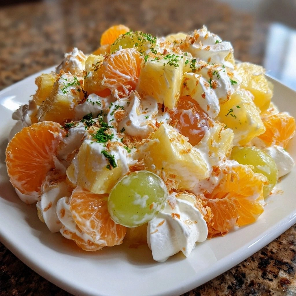 Ambrosia Salad: Creamy, Dreamy