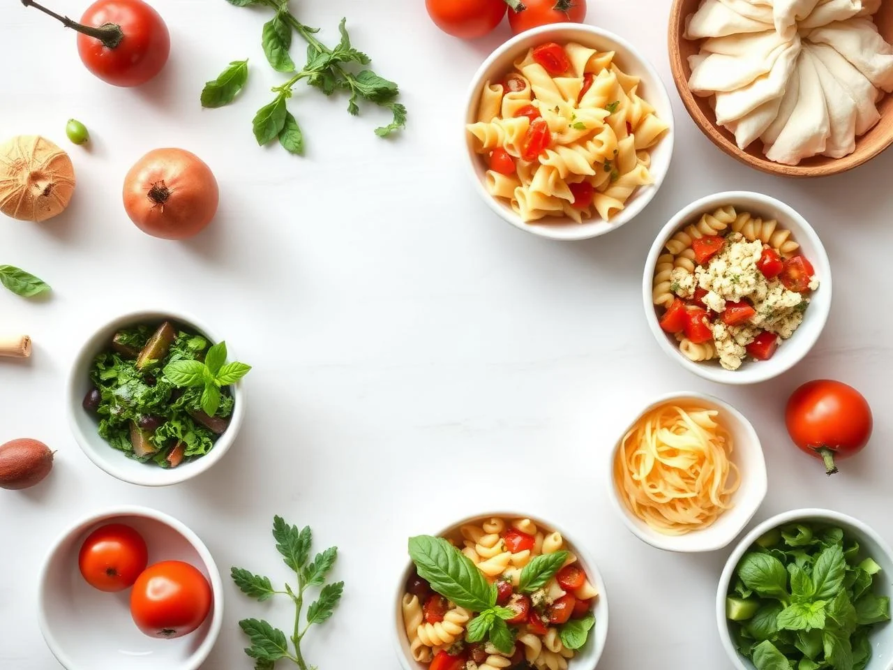 Ingredients for Antipasto Pasta Salad