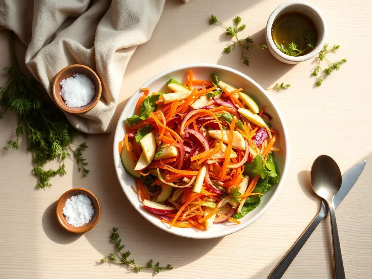 Apple And Carrot Slaw