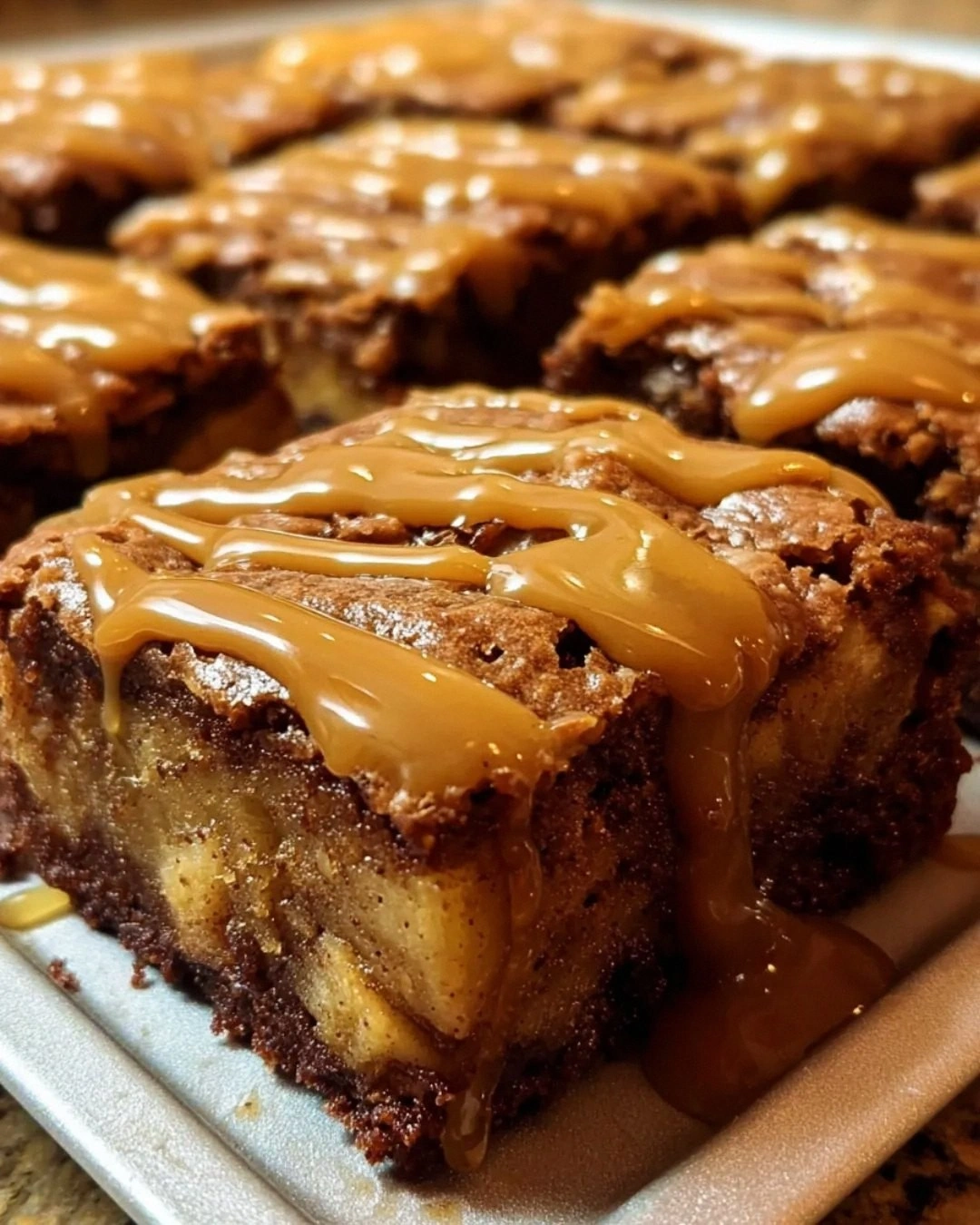Apple Brownies with Maple Glaze – The Ultimate Cozy Fall Dessert
