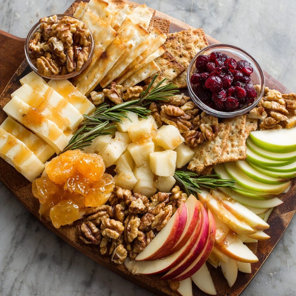 Apple & Cheddar Harvest Board