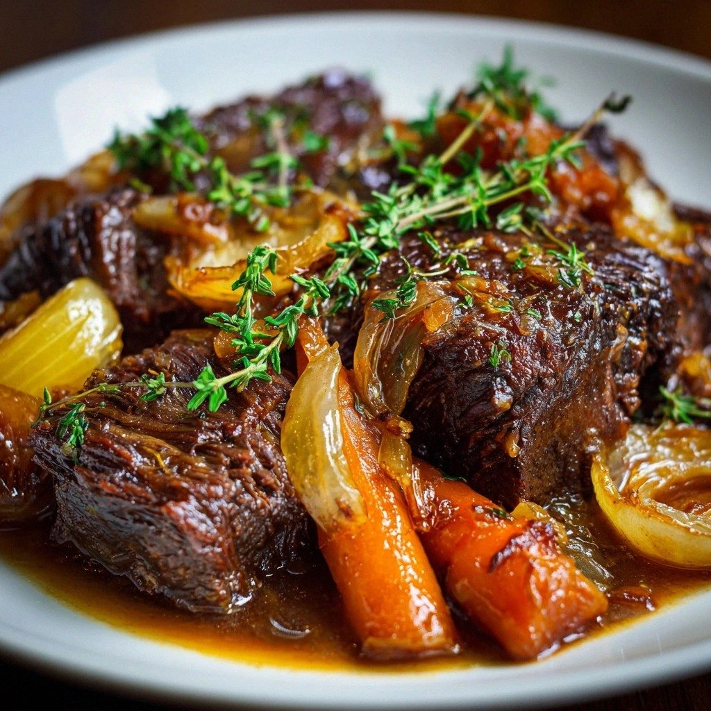 Apple Cider Braised Beef Shoul