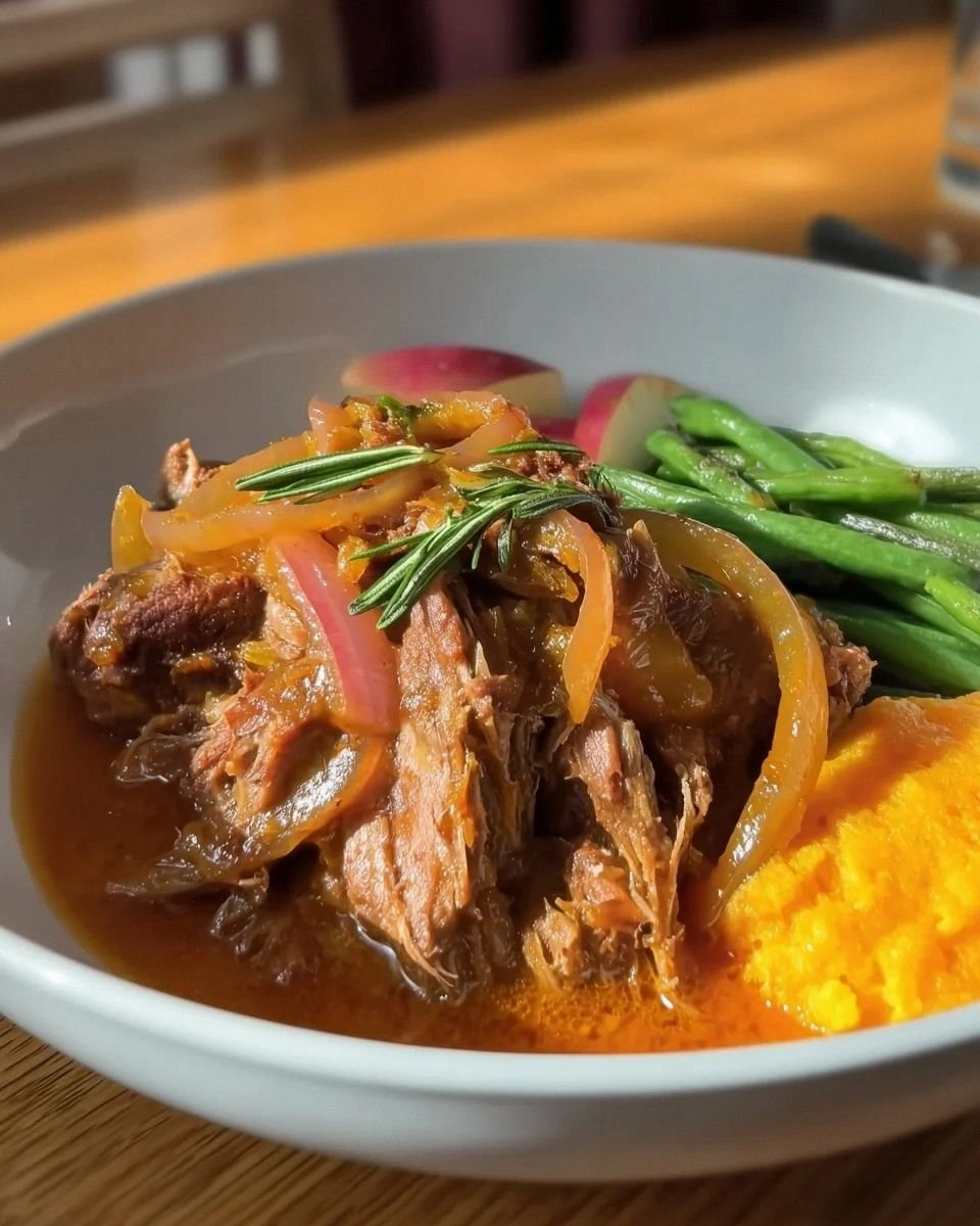 Apple Cider Braised Pork Shoulder