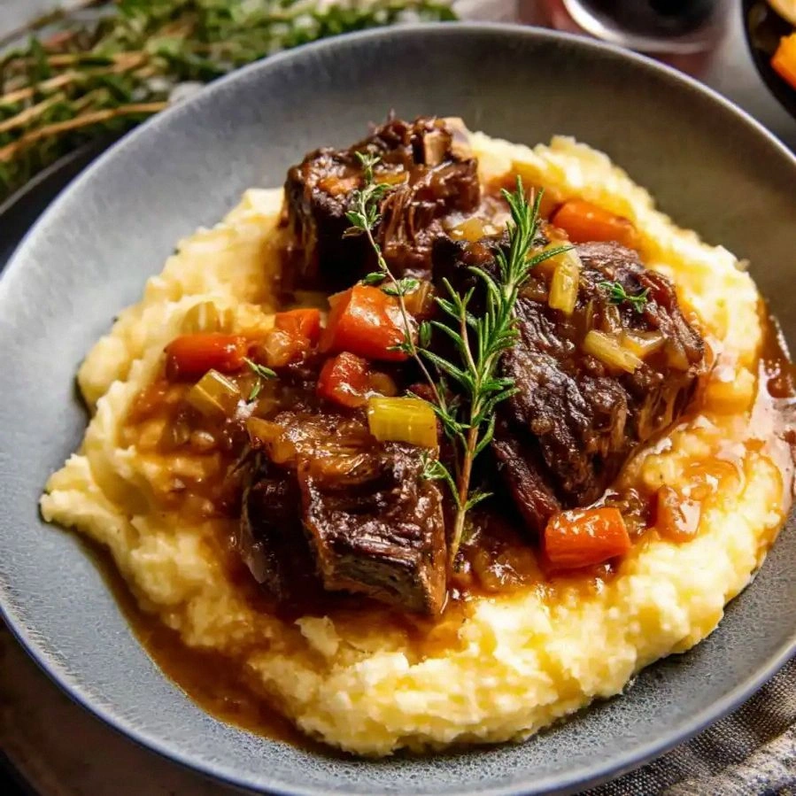 Apple Cider Braised Short Ribs