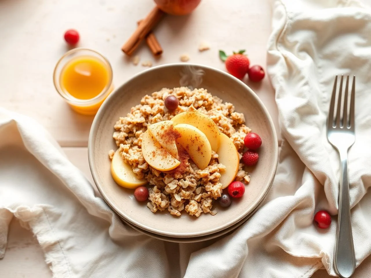 Apple Cinnamon Oatmeal