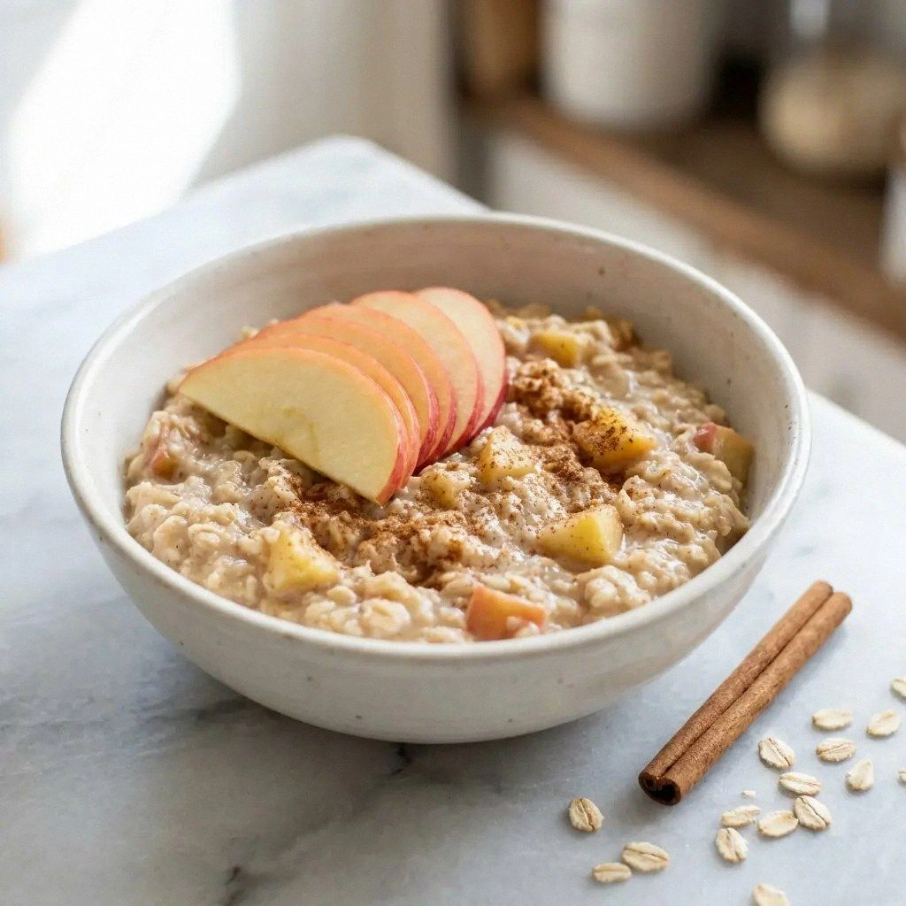 Apple Cinnamon Oatmeal Without
