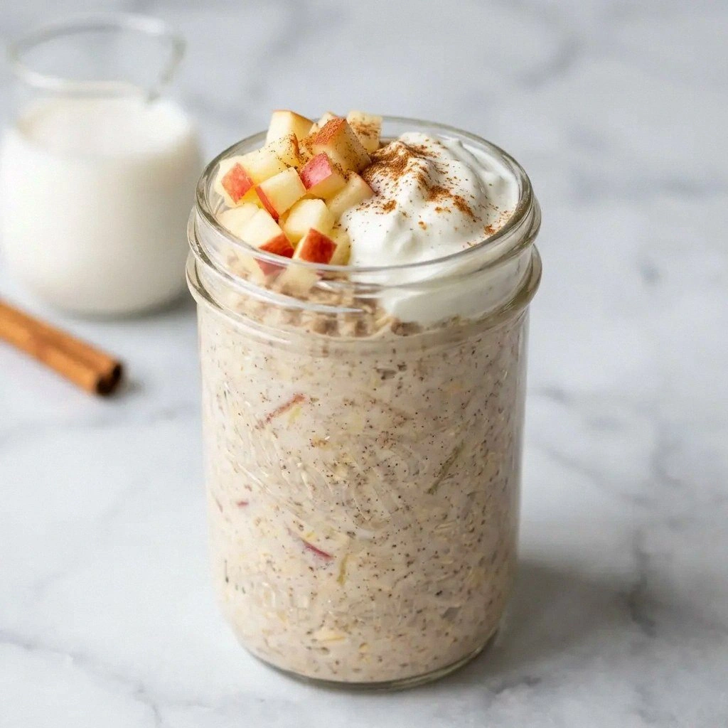 Apple Cinnamon Overnight Oats: