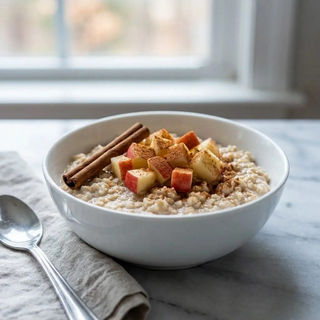 Apple Cinnamon Steel Cut Oats: