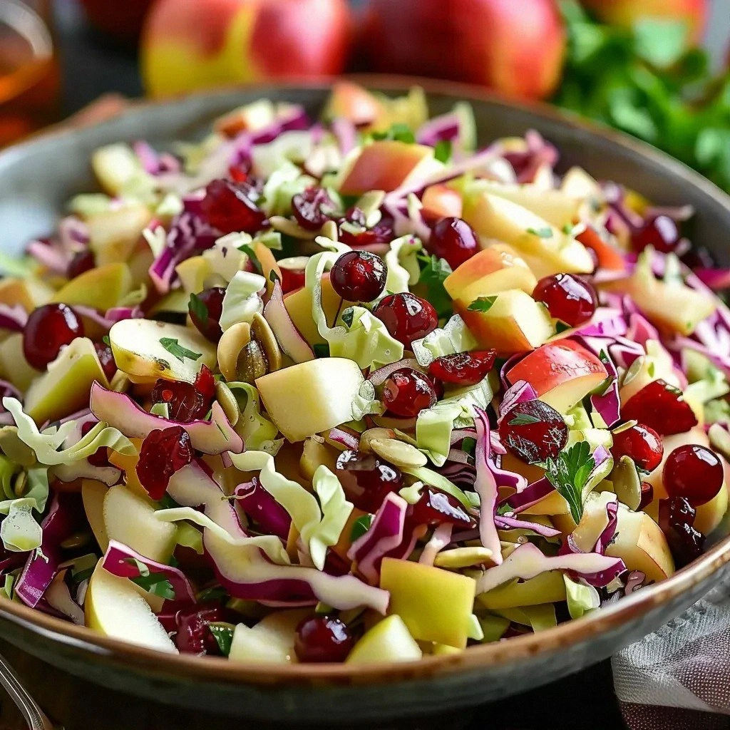 Apple Coleslaw That’s Crisp, S