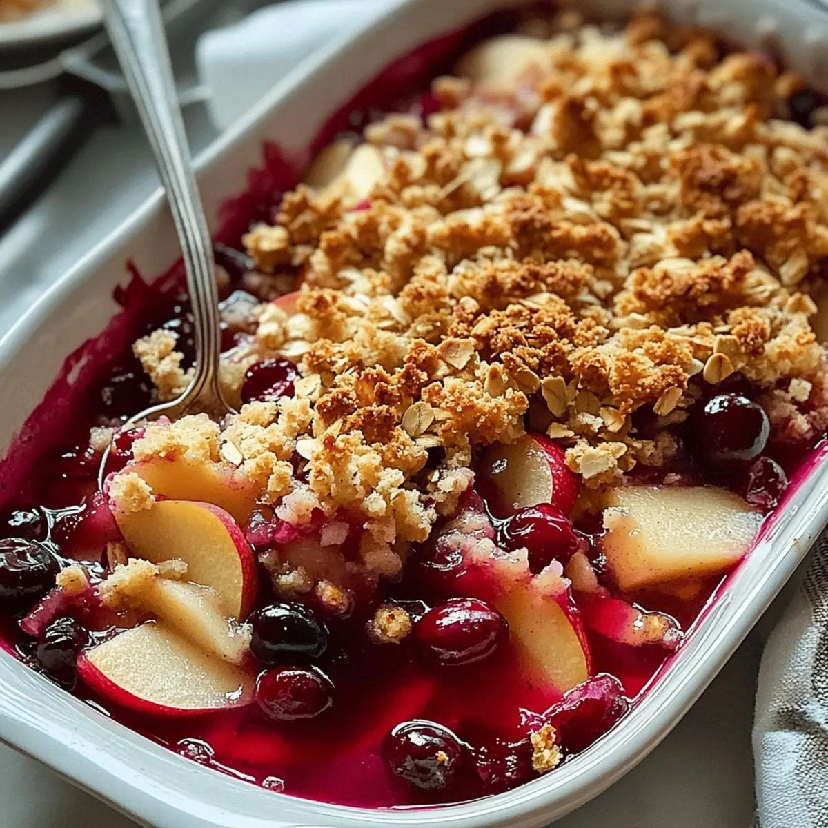 Apple Cranberry Crisp: Warm Up with This Cozy Treat