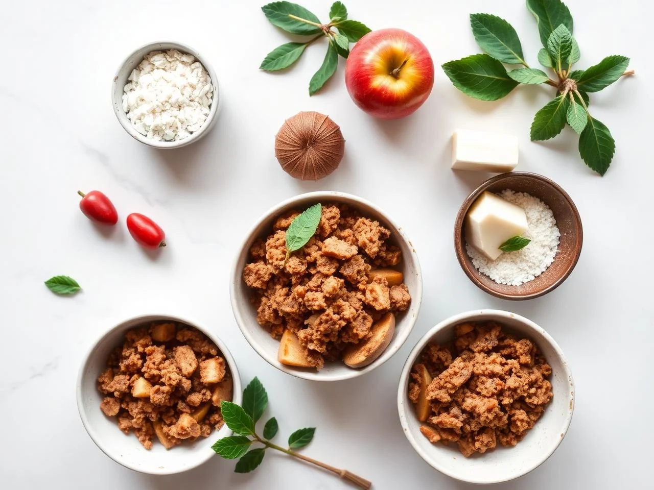 Ingredients for Apple Crisp