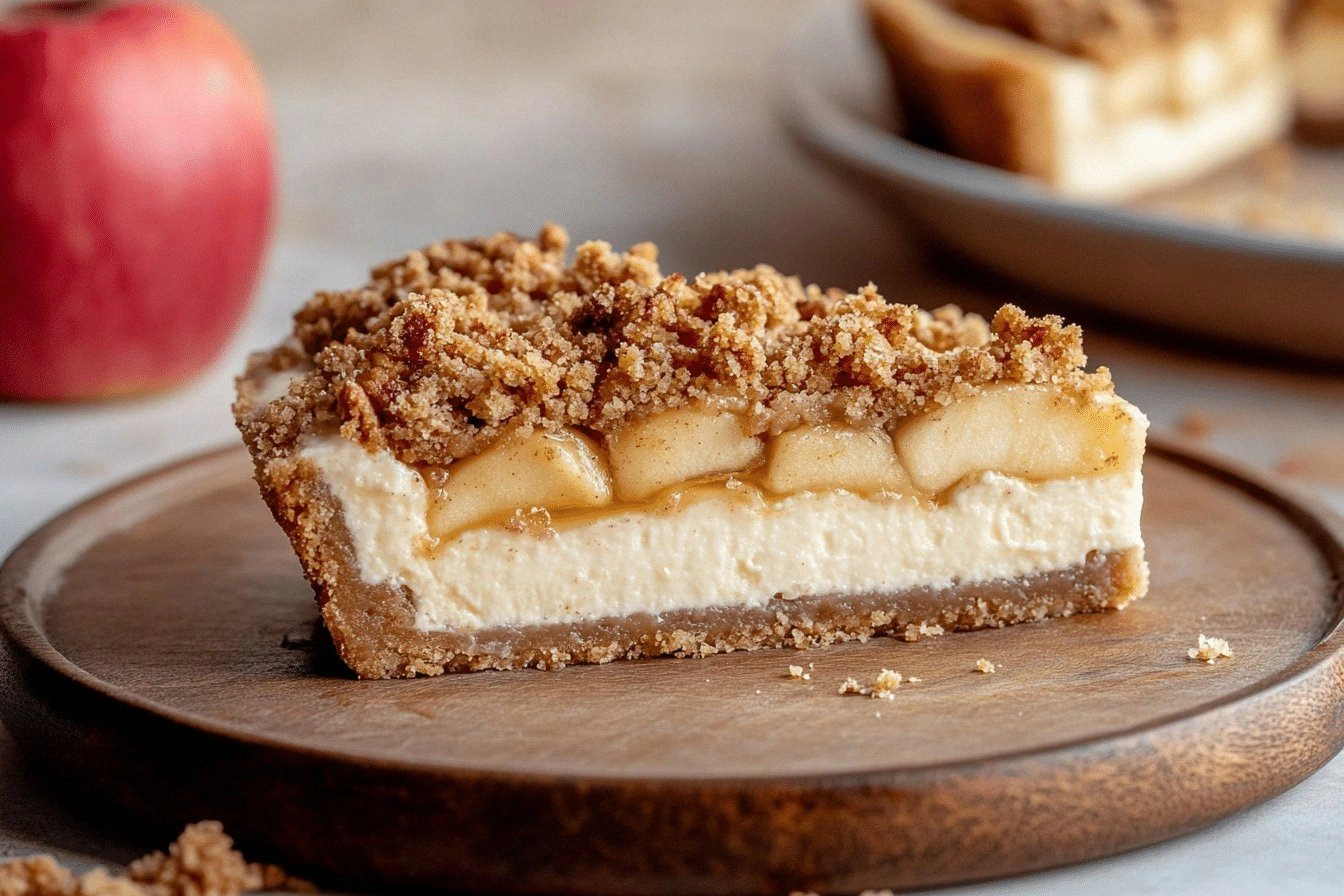 Apple Crumble Cheesecake Bars