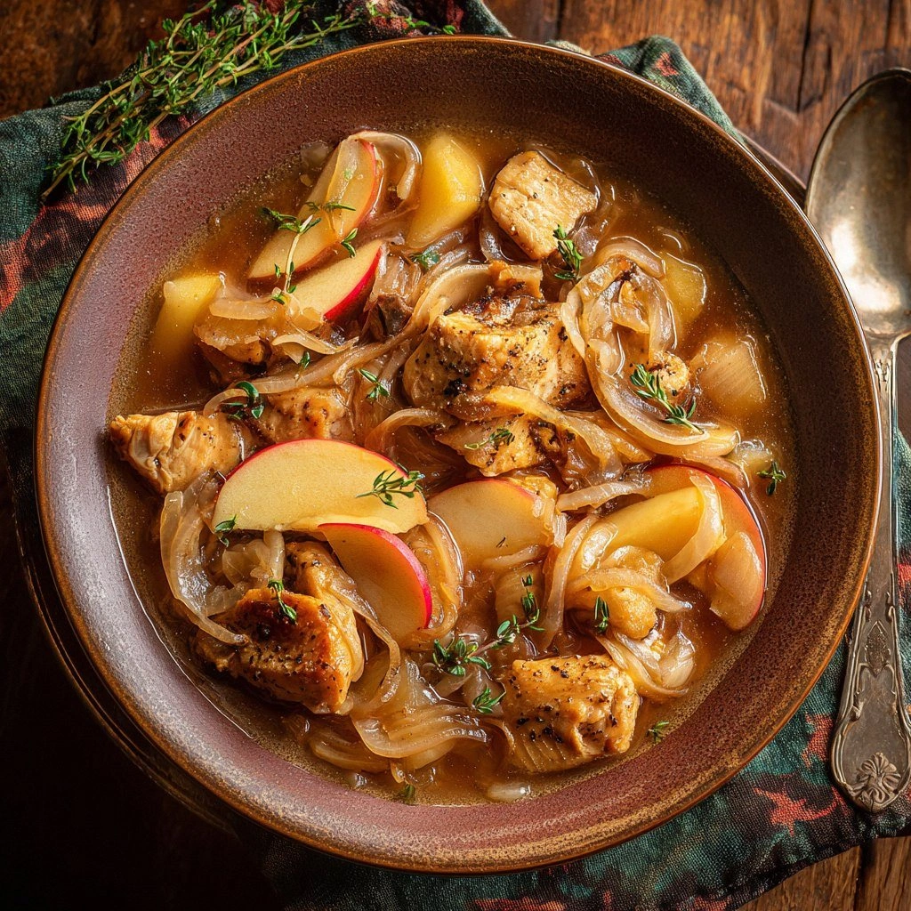 Apple & Onion Chicken Stew