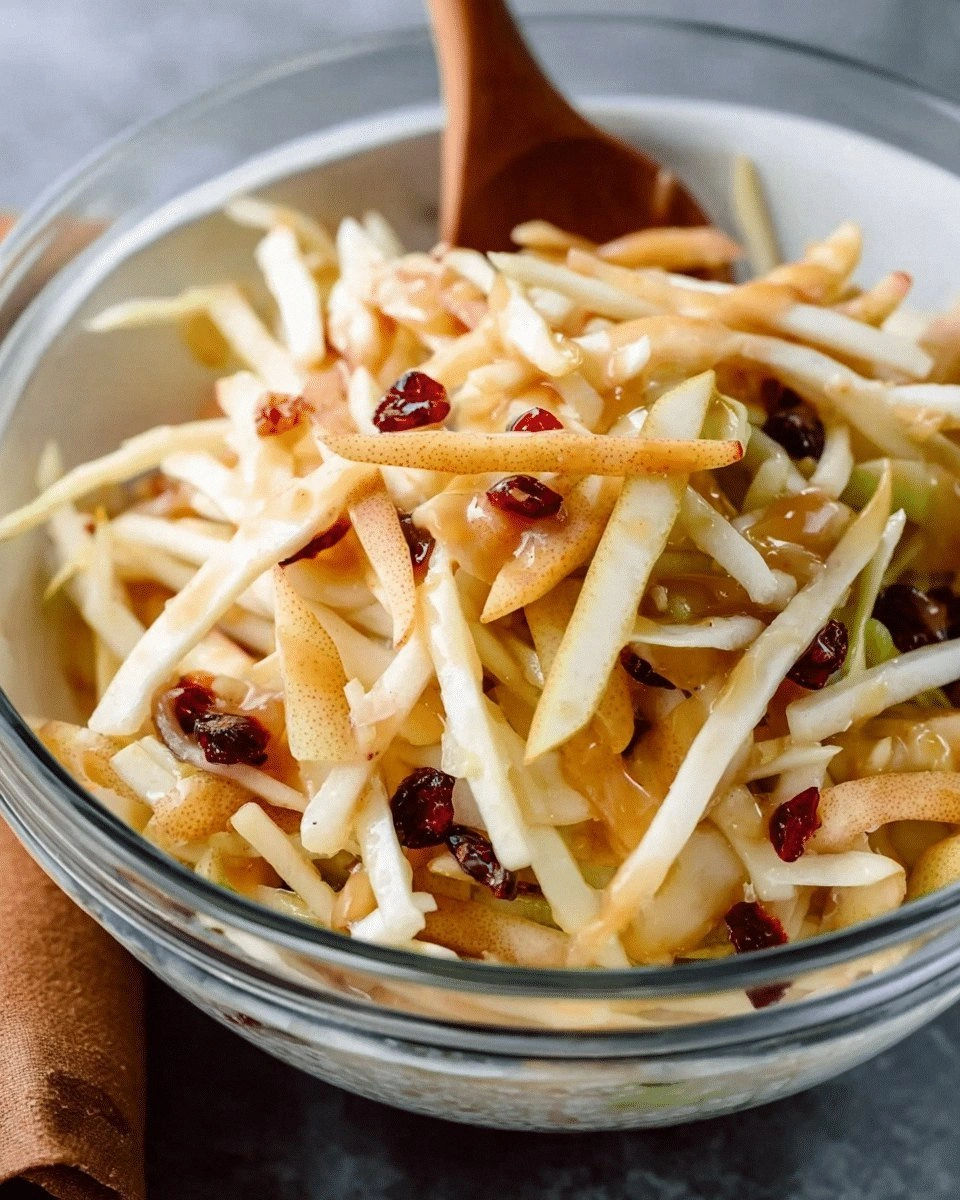 Apple Pear Slaw with Caramel C