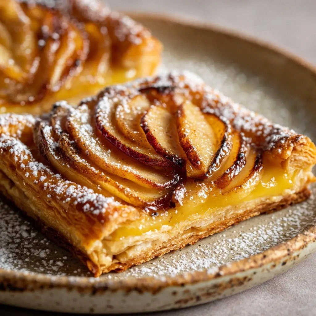 Apple Puff Pastry Tart with Va