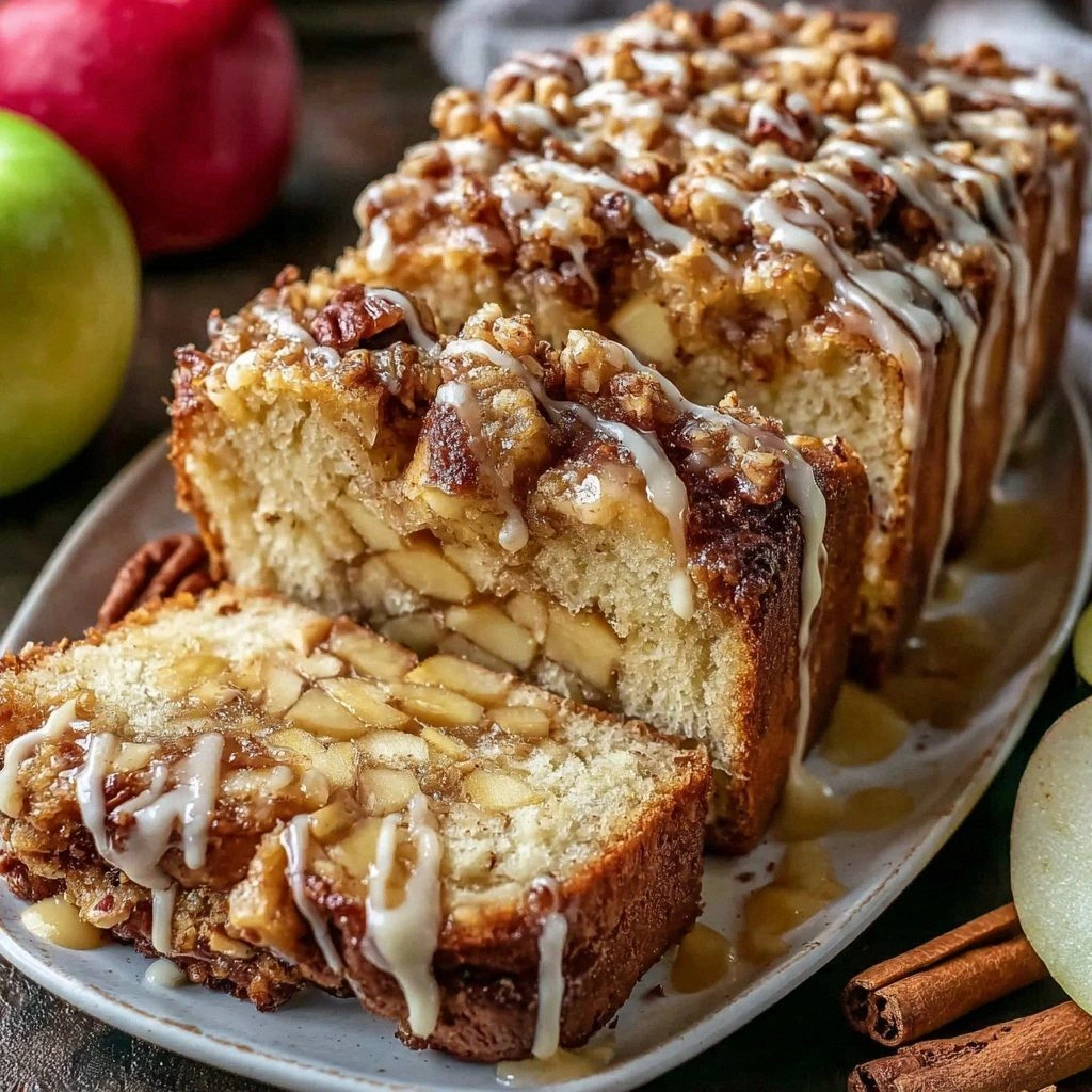 Apple Walnut Fritter Bread