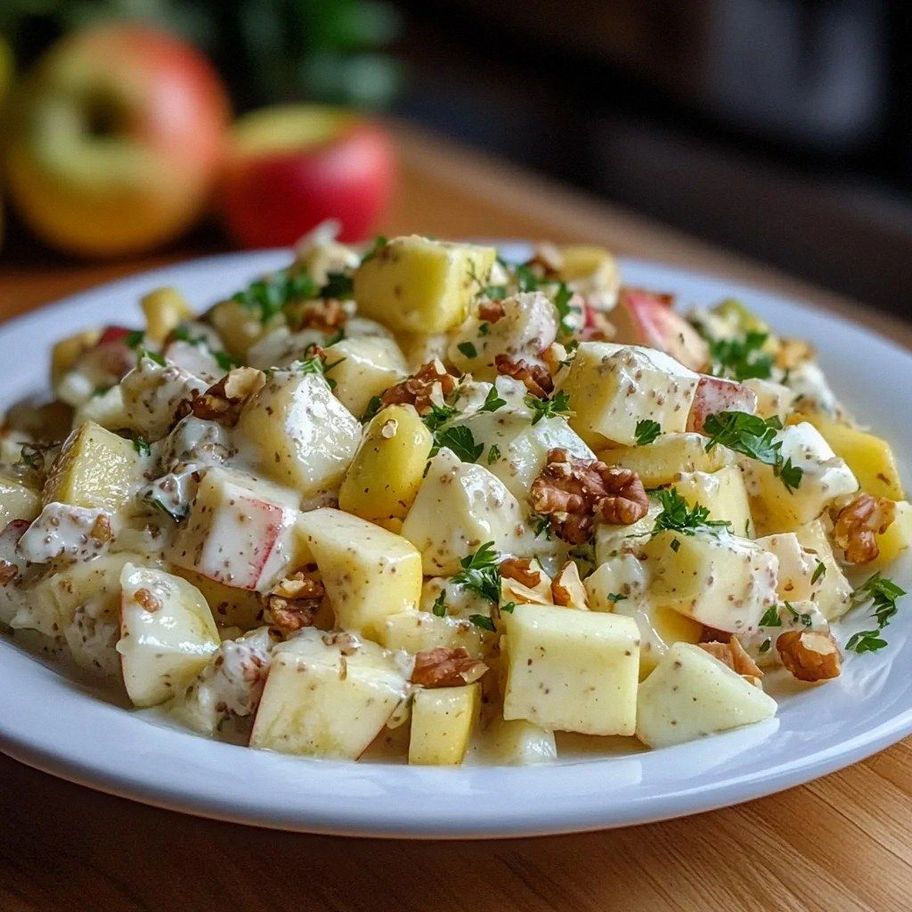 Apple Walnut Waldorf Salad