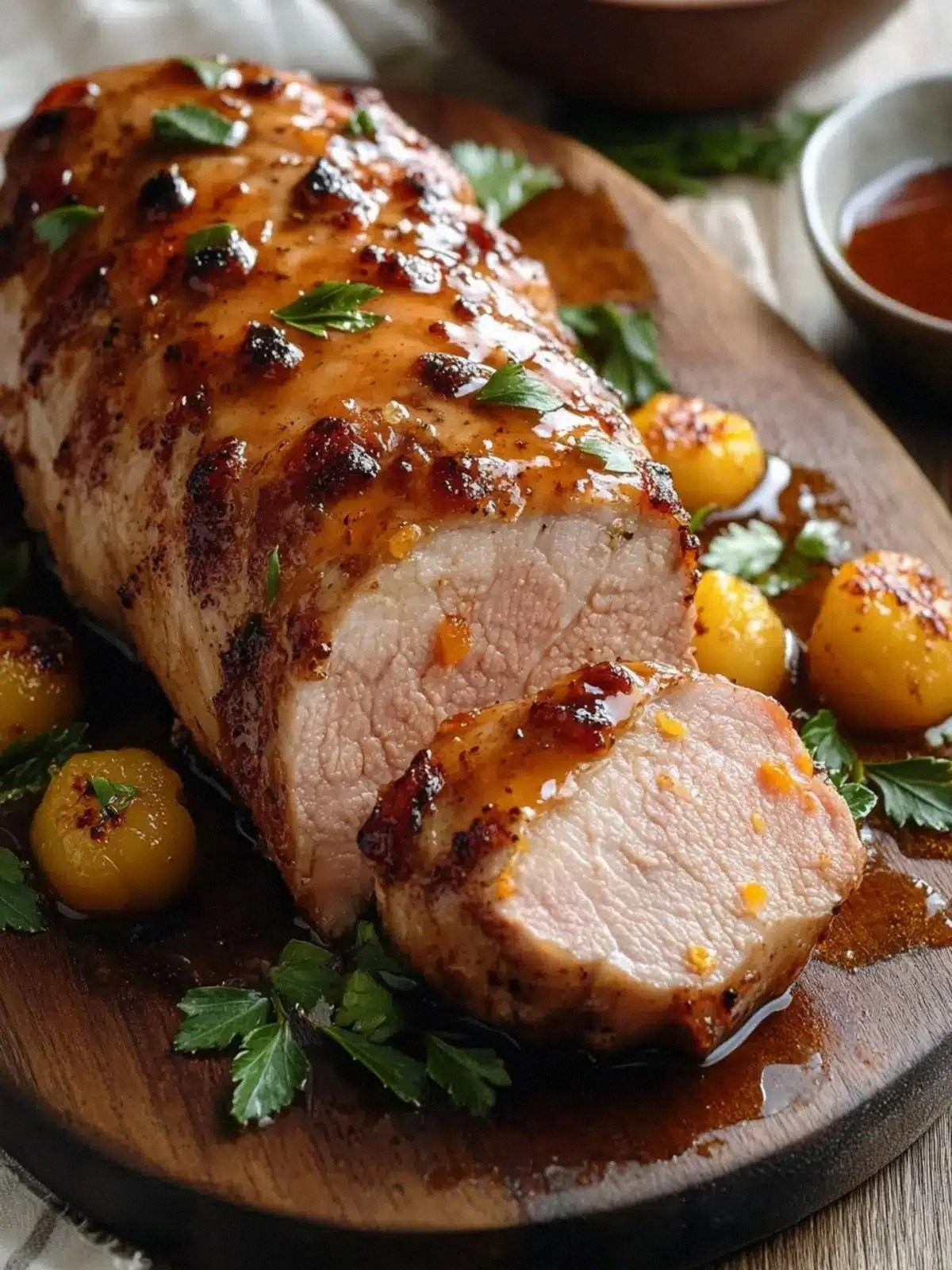 Apricot-Glazed Pork Tenderloin