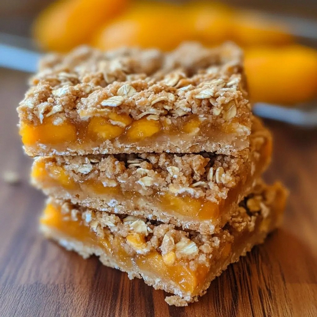 Apricot Oatmeal Bars Recipe