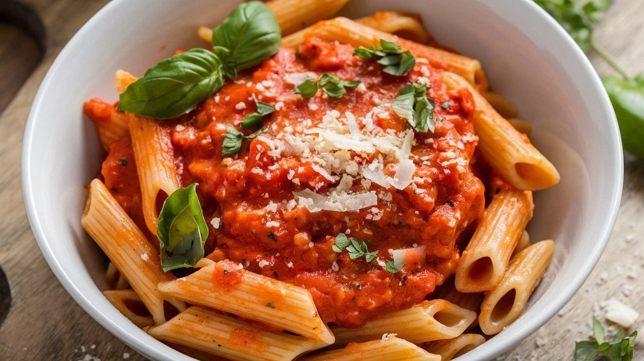 Arrabbiata Sauce with Penne