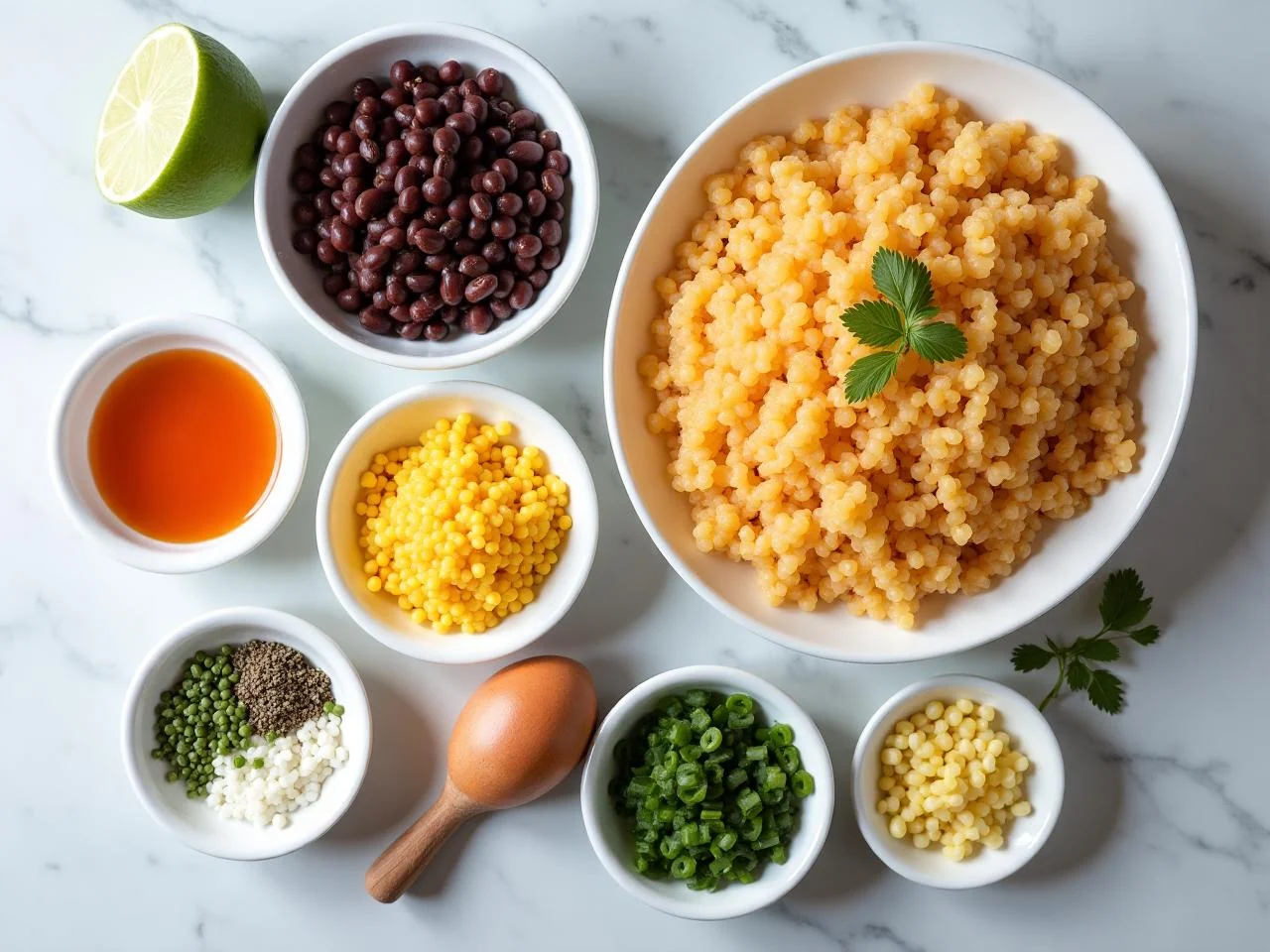 Ingredients for Arroz Mexicano