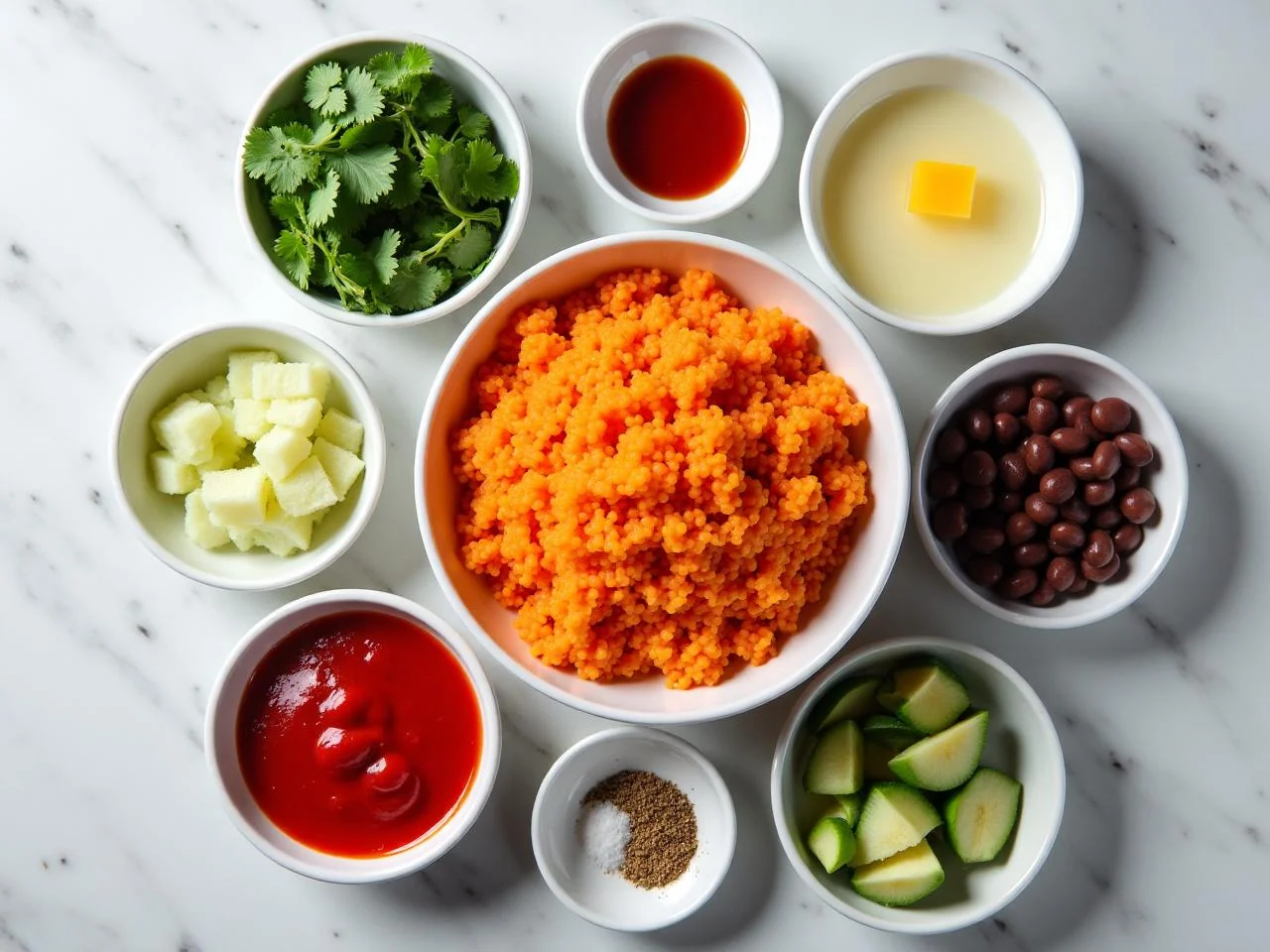 Ingredients for Arroz Rojo