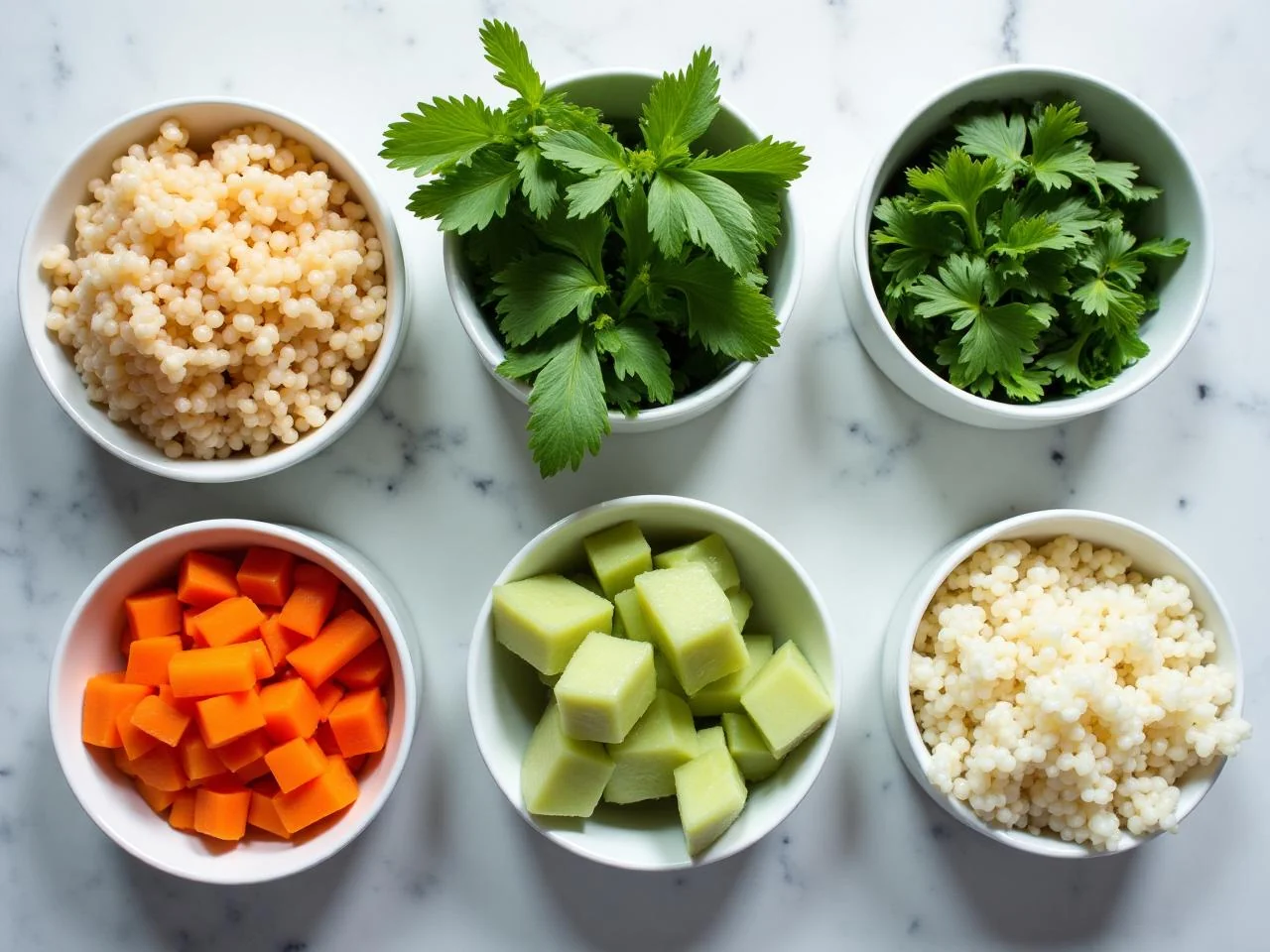 Ingredients for Arroz Verde