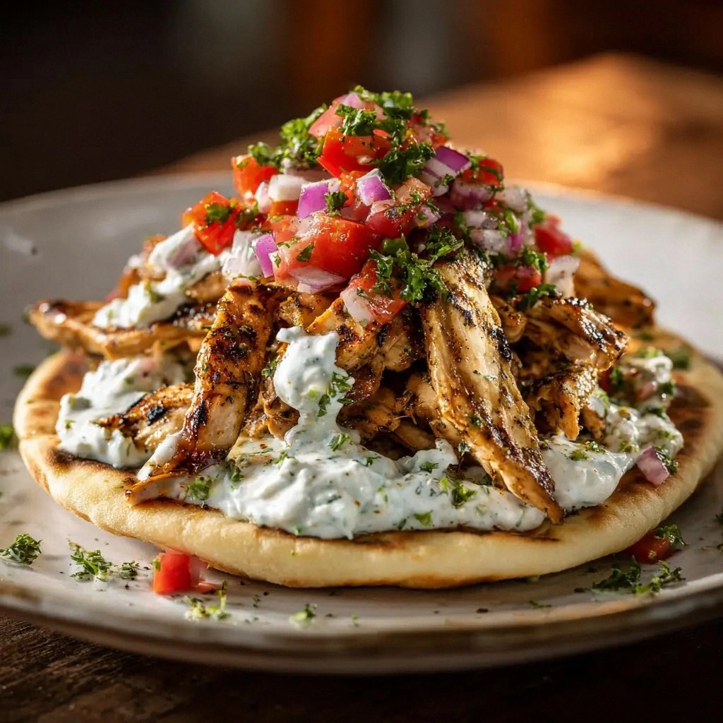 Authentic Greek Chicken Gyros 