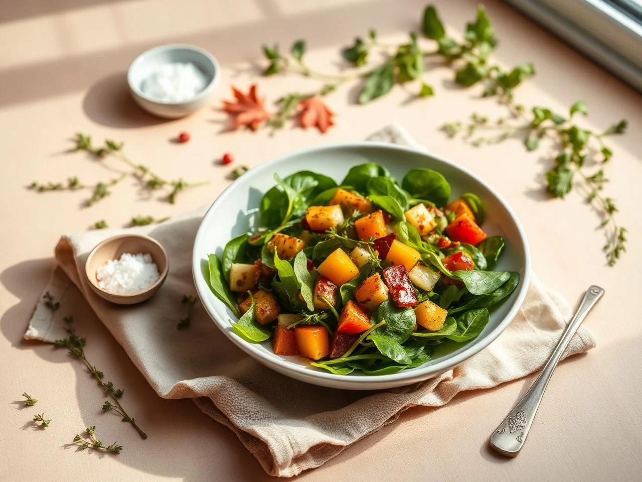 Autumn Greens Salad
