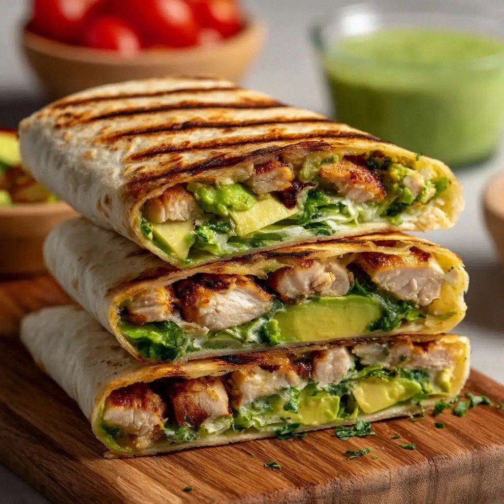Avocado Chicken Wraps Recipe