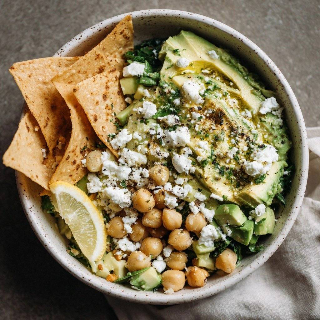 Avocado, Feta & Chickpea Bowl
