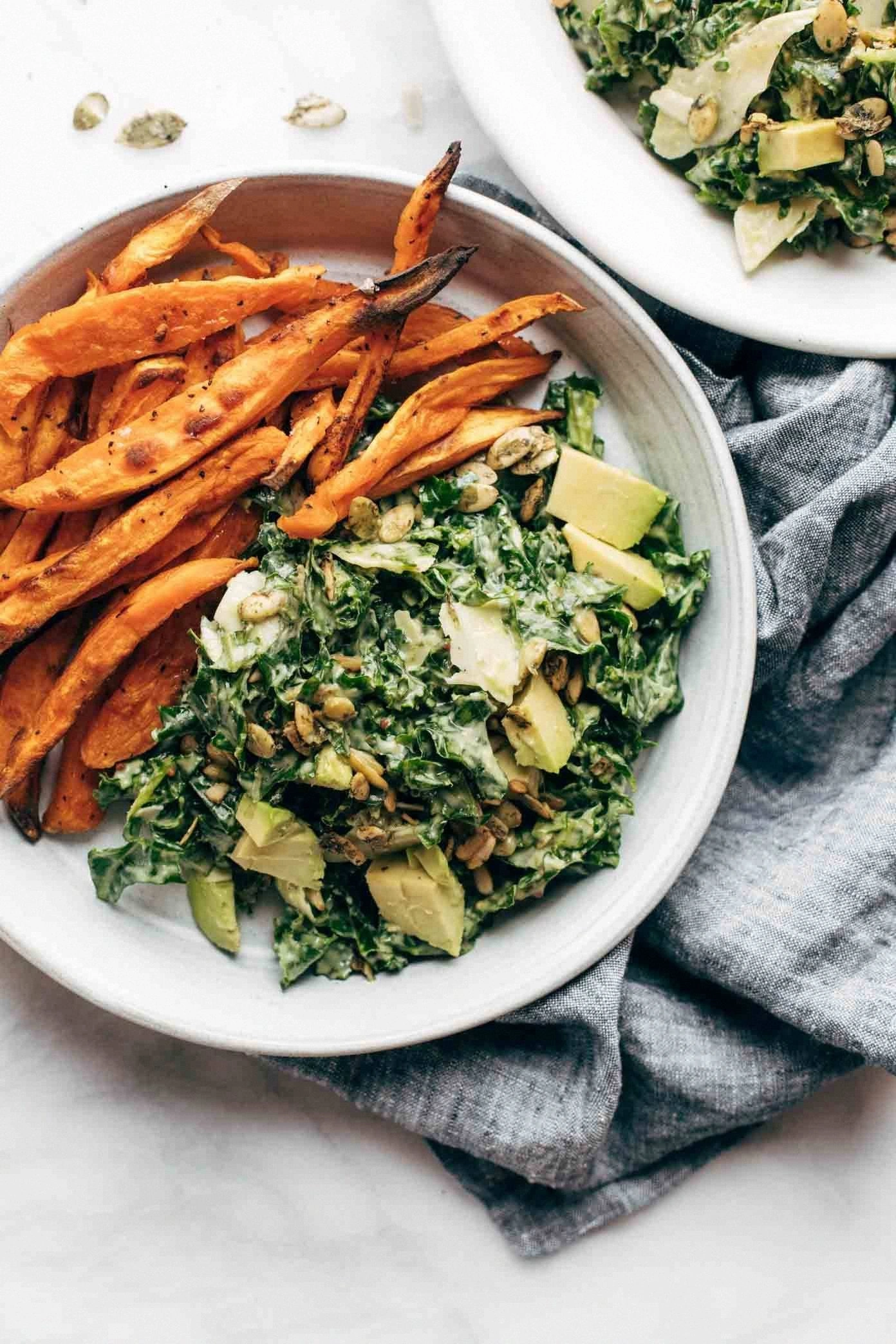 Avocado Kale Caesar Salad + Sw