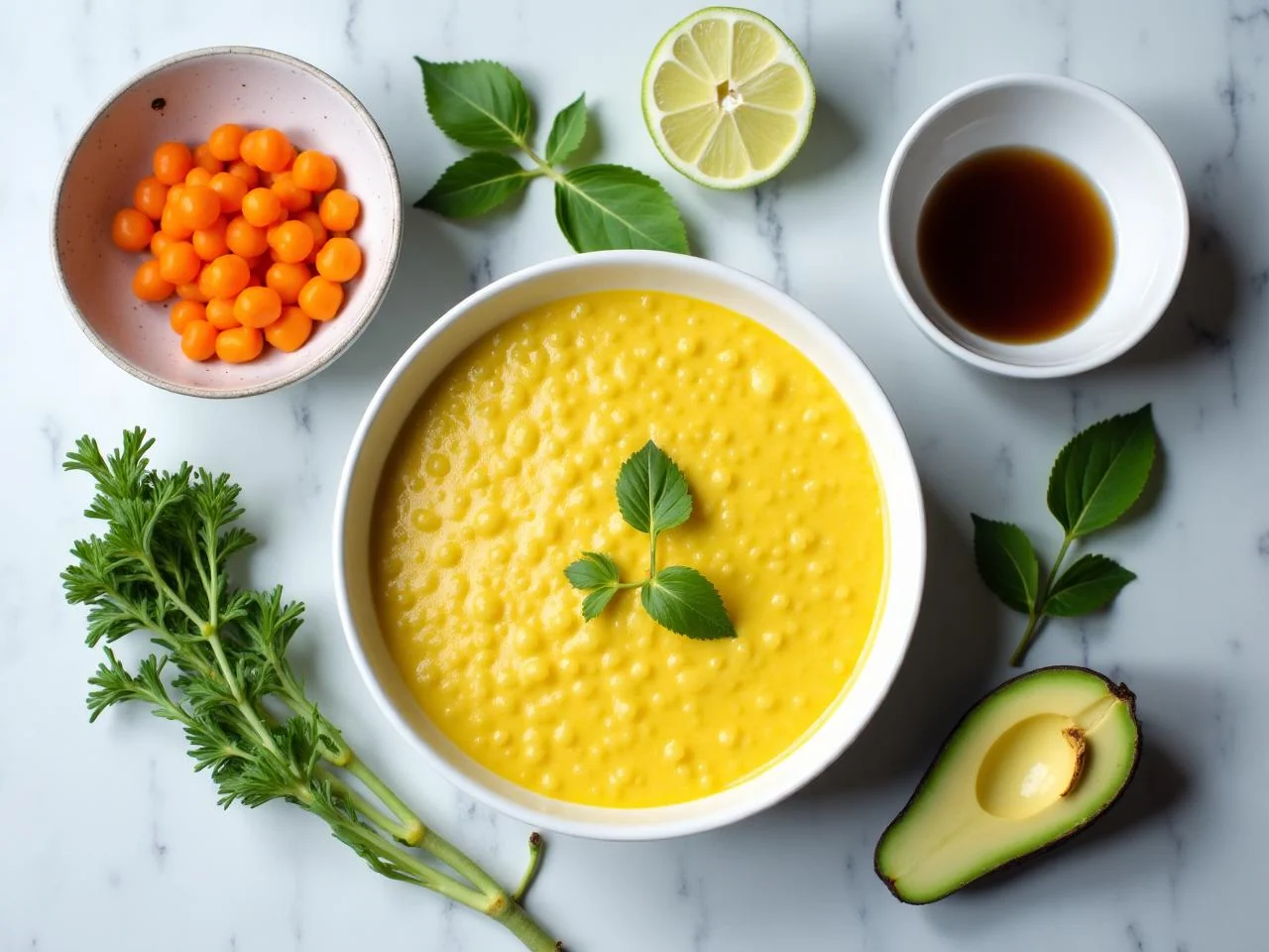 Ingredients for Avocado Omelette