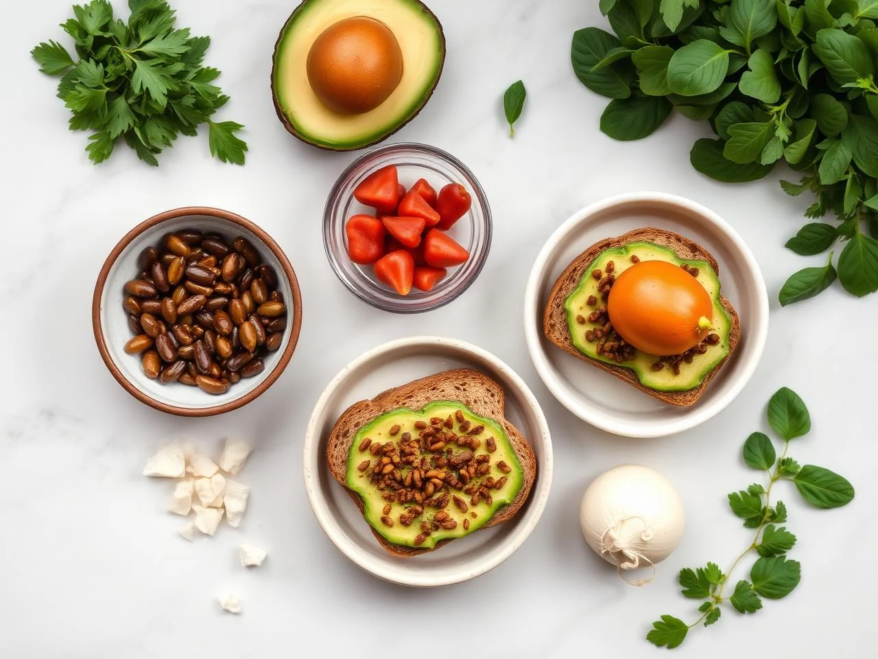 Ingredients for Avocado Toast