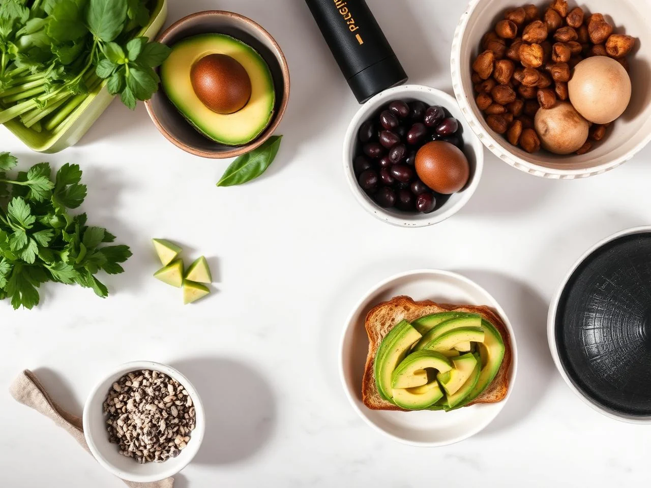 Ingredients for Avocado Toast