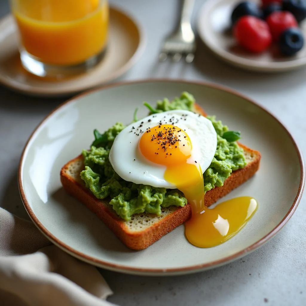 Avocado Toast with Poached Egg