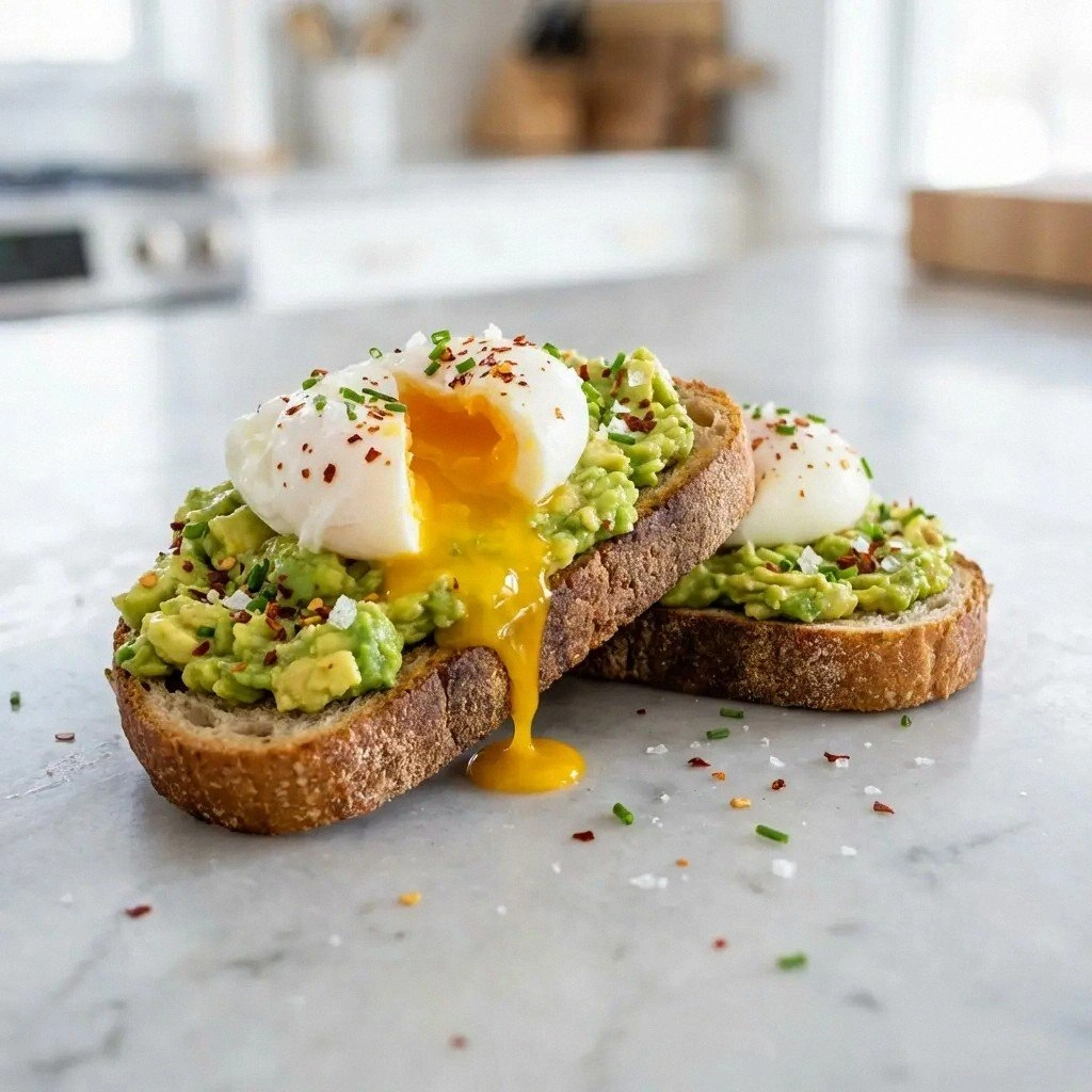 Avocado Toast with Poached Egg