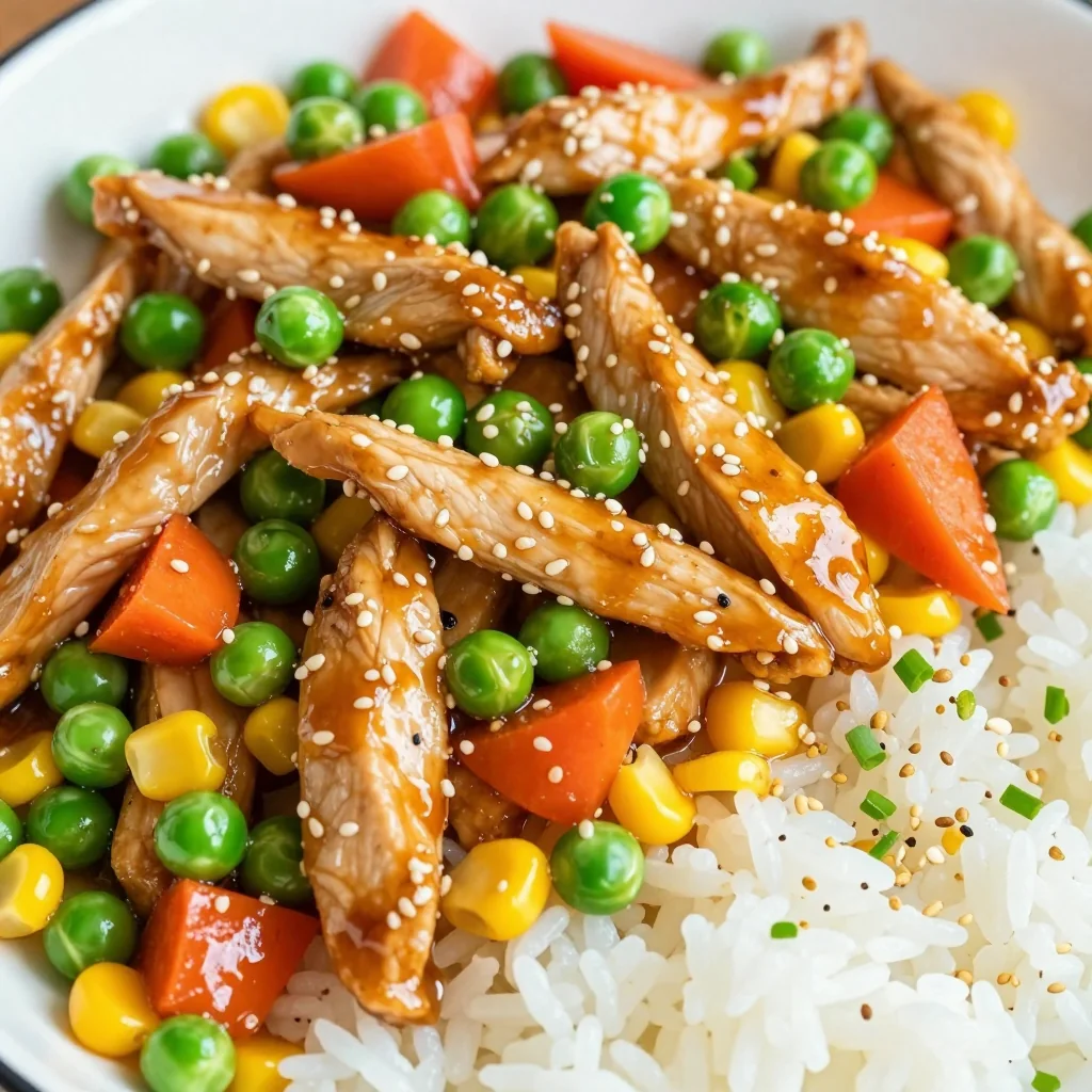 Budget-Friendly Chicken and Canned Veggie Stir-Fry