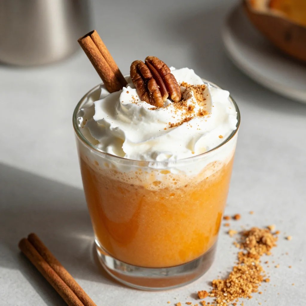 Sweet Potato Pie Smoothie for January Comfort