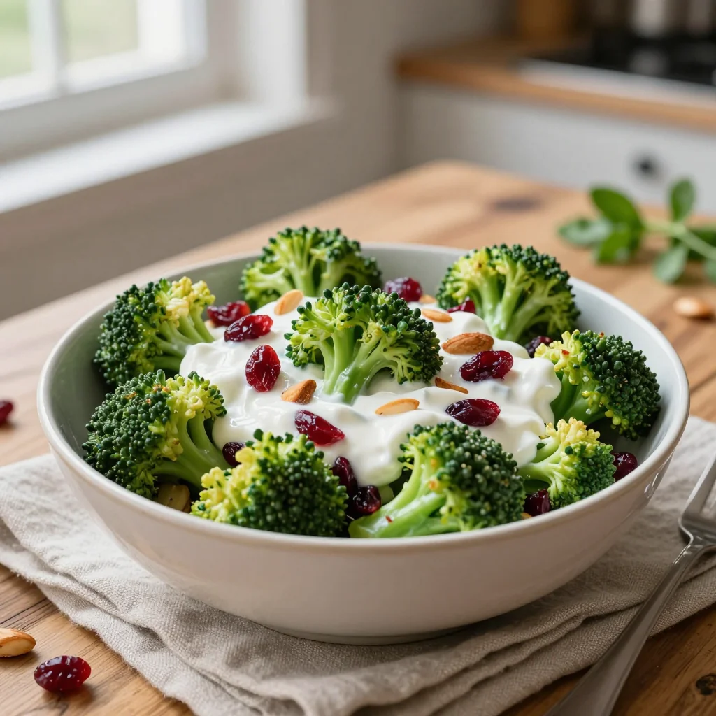 Broccoli Salad with Cranberries