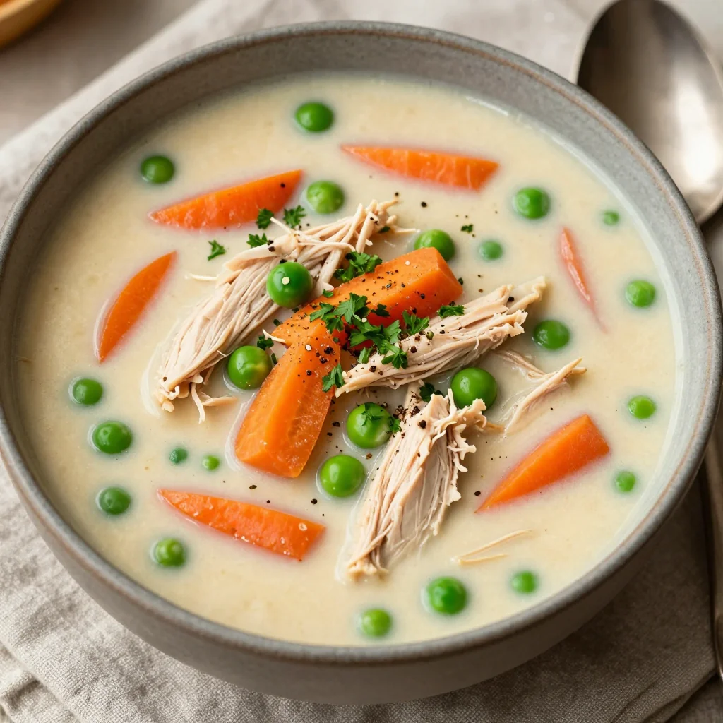 Slow Cooker Creamy Chicken Soup for NFL Games