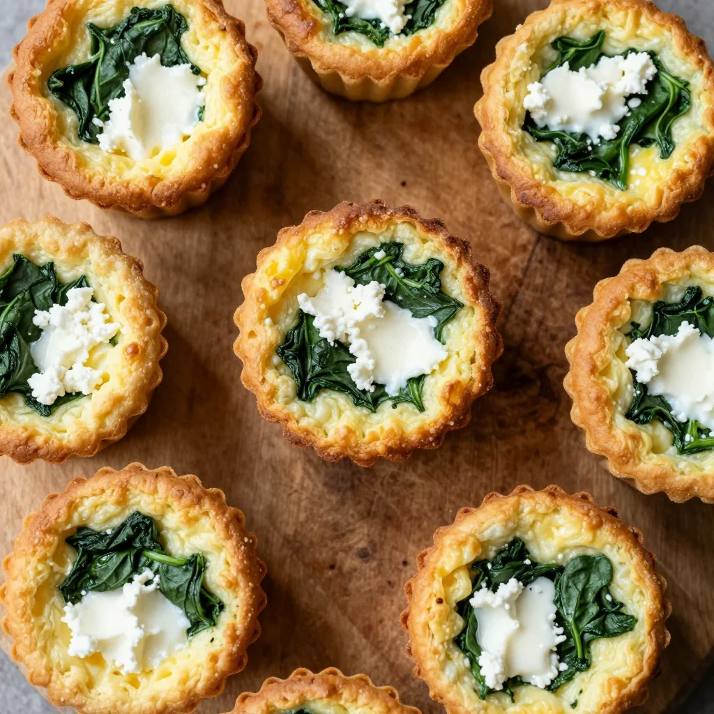 Make-Ahead Egg Bites With Spinach And Feta