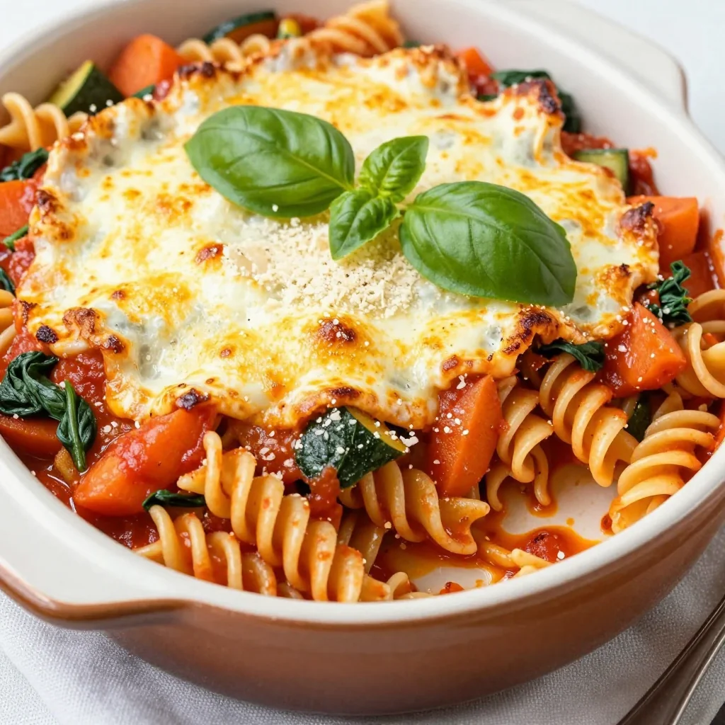 Kid-Friendly Pasta Bake with Hidden Veggie Sauce