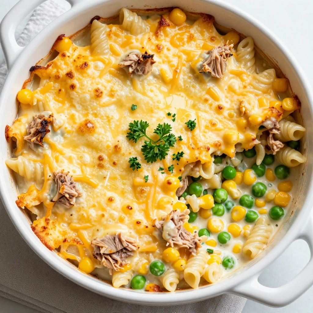 Kid Friendly One Pot Cheesy Tuna Casserole for Kids