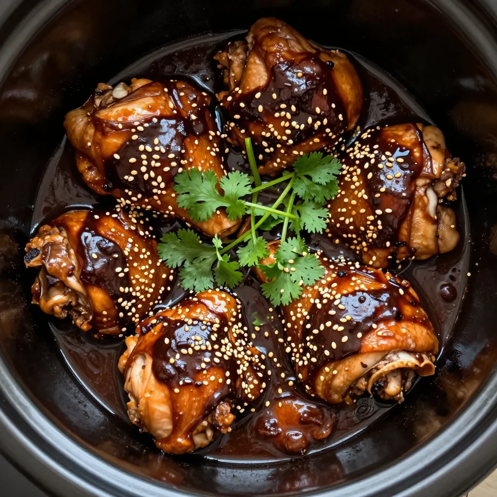 Slow Cooker Chicken Mole With Sesame Seeds